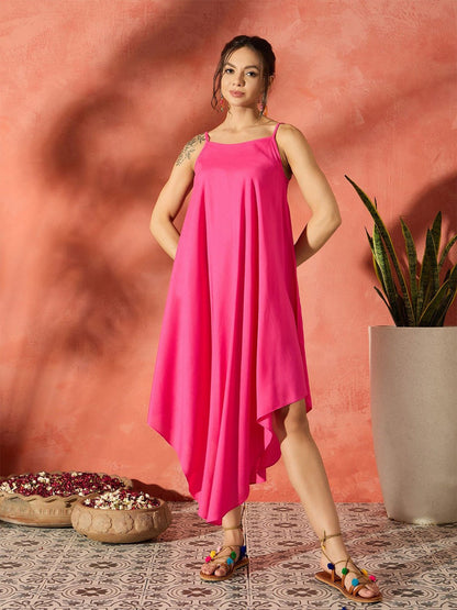 InWeave black floral asymmetrical dress Legacy Boutiques Legacy Boutiques