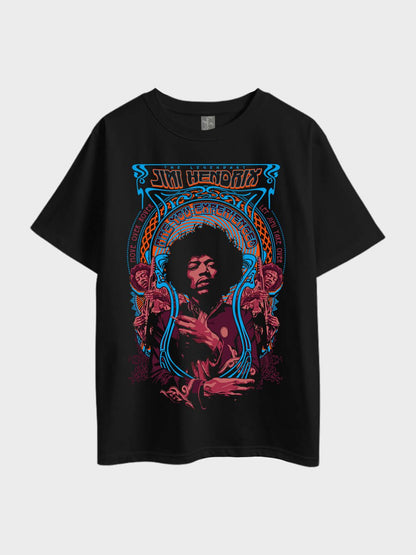 Jimi Hendrix American Guitarist &amp; Songwriter Metal Oversized Men&