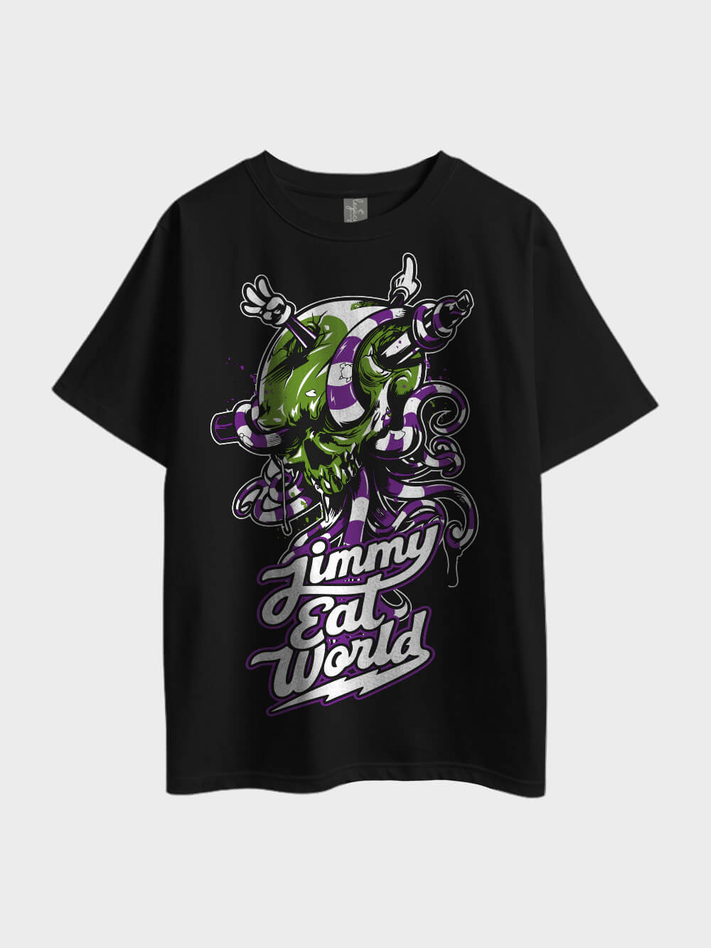 Jimmy Eat World Rock Band Metal Oversized Men&