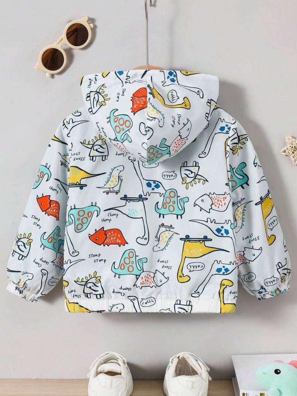 Kids cartoon dinosaur print jacket Legacy Boutiques Legacy Boutiques