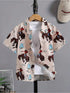 Kids Cowboy Print Shirt – Stylish Short Sleeve Casual Wear Legacy Boutiques Legacy Boutiques