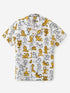 Kids Garfield the Cat All - Over Expression Print Short Sleeve Cuban Shirt Legacy Boutiques Legacy Boutiques