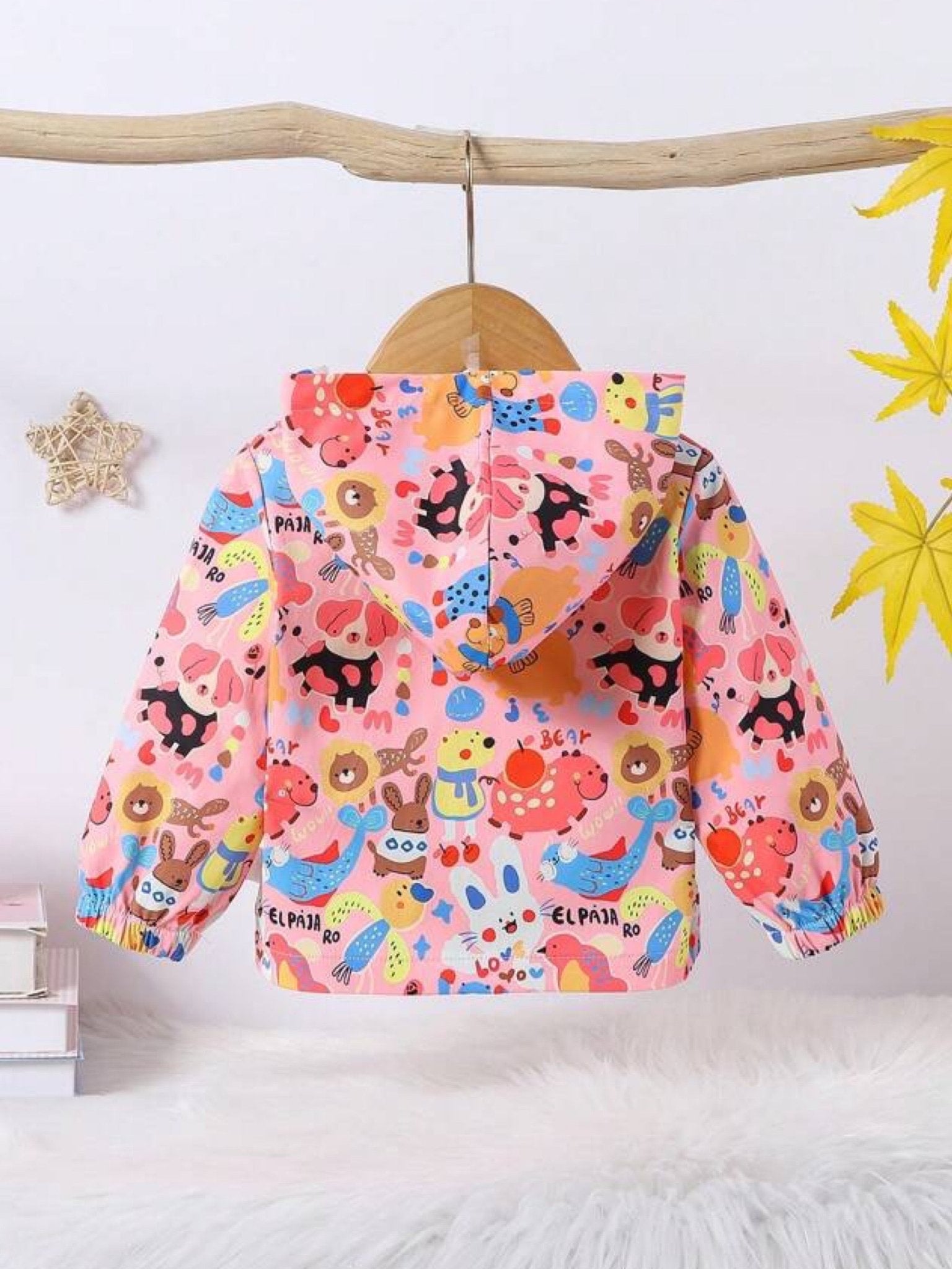 Kids hooded zipper jacket paja ro animal printed Legacy Boutiques Legacy Boutiques