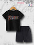 Kids Marvel Avengers Printed 6 Month To 6 Year Summer Time T-shirt Set Legacy Boutiques Legacy Boutiques