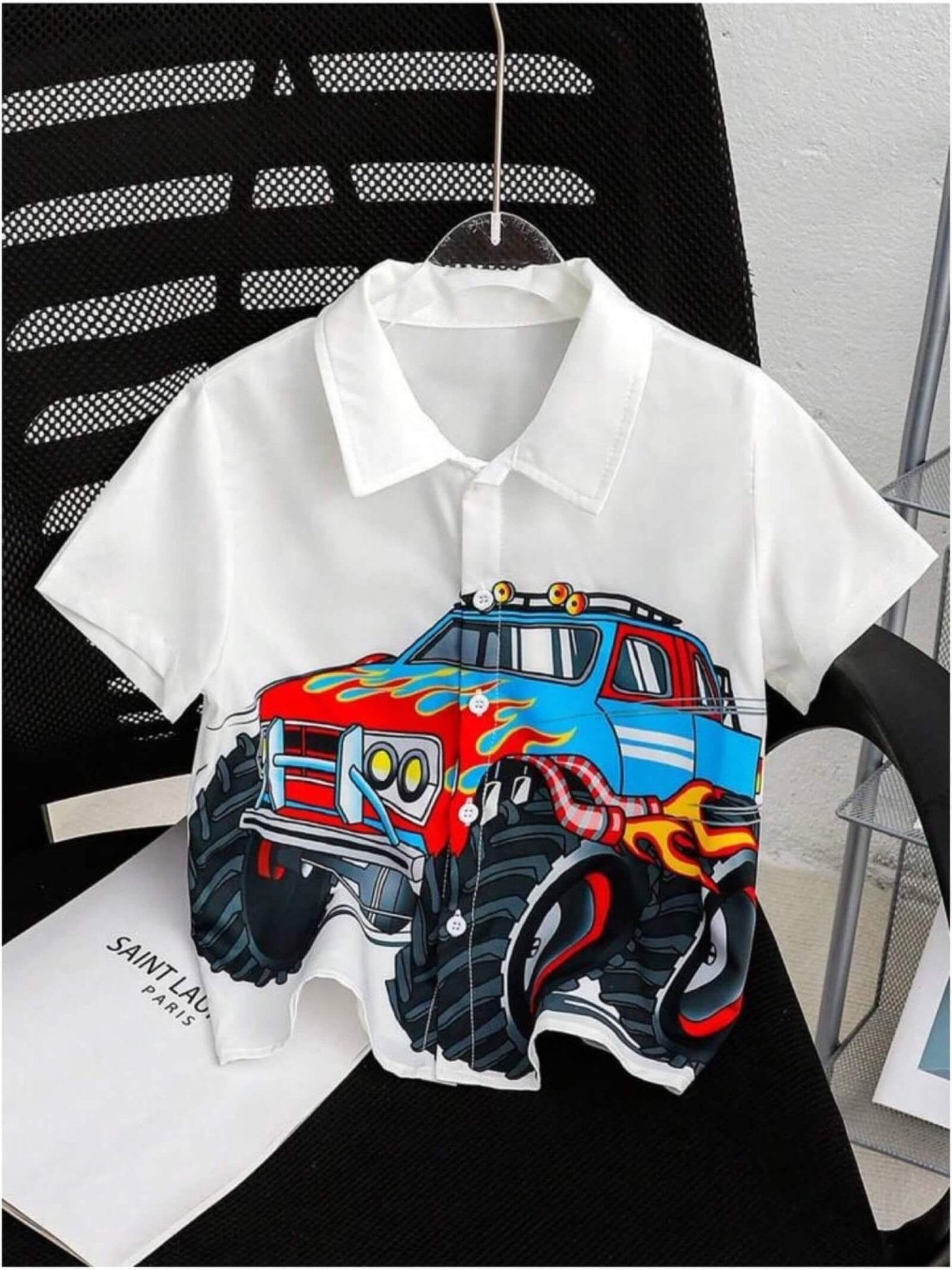 Kids Shirt Cool Monster Truck Printed Legacy Boutiques Legacy Boutiques