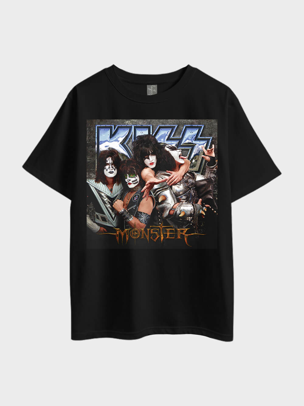 KISS 2012 Monster Metal Oversized Mens Premium Quality In Cheapest Price Tee Only At Legacy Boutiques Dhaka Legacy Boutiques Legacy Boutiques