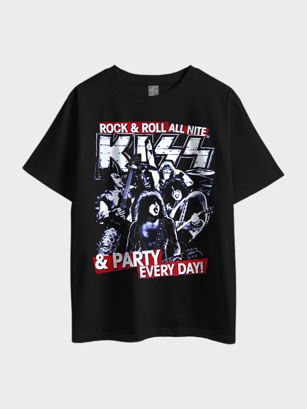 Kiss Rock and Roll All Nite and Party Every Day Oversized Heavy Metal Men&