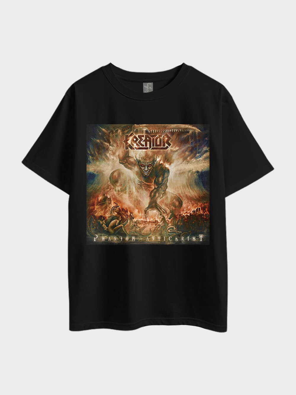 Kreator Phantom Antichrist Metal Oversized Mens Premium Quality In Lowest Price Tee Only At Legacy Boutiques BD Legacy Boutiques Legacy Boutiques