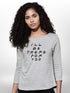 Ladies Printed T-shirt 4 Quarter Sleeve Legacy Boutiques Legacy Boutiques