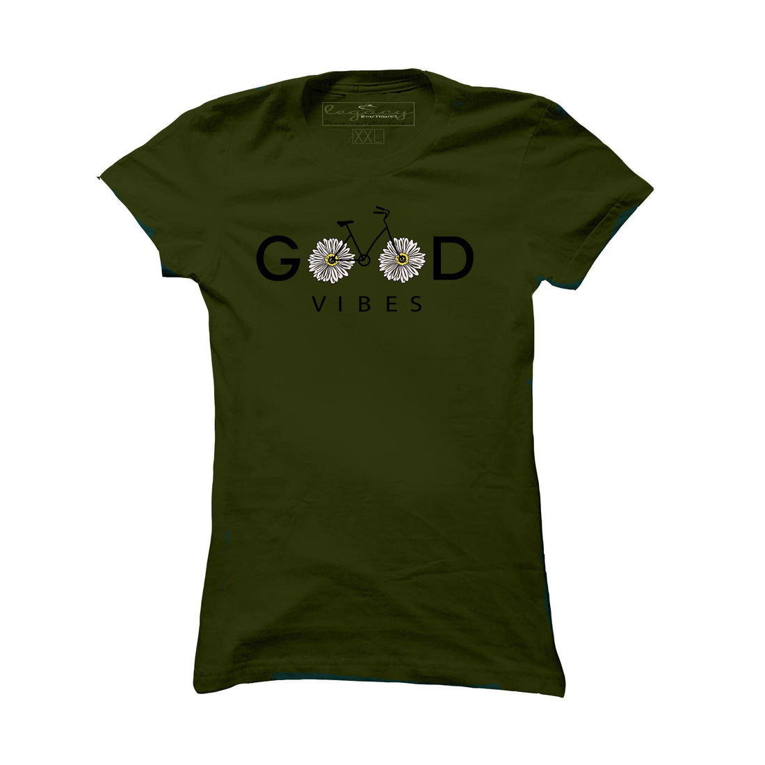 Ladies Short Sleeve cotton T-Shirt Olive Legacy Boutiques Legacy Boutiques
