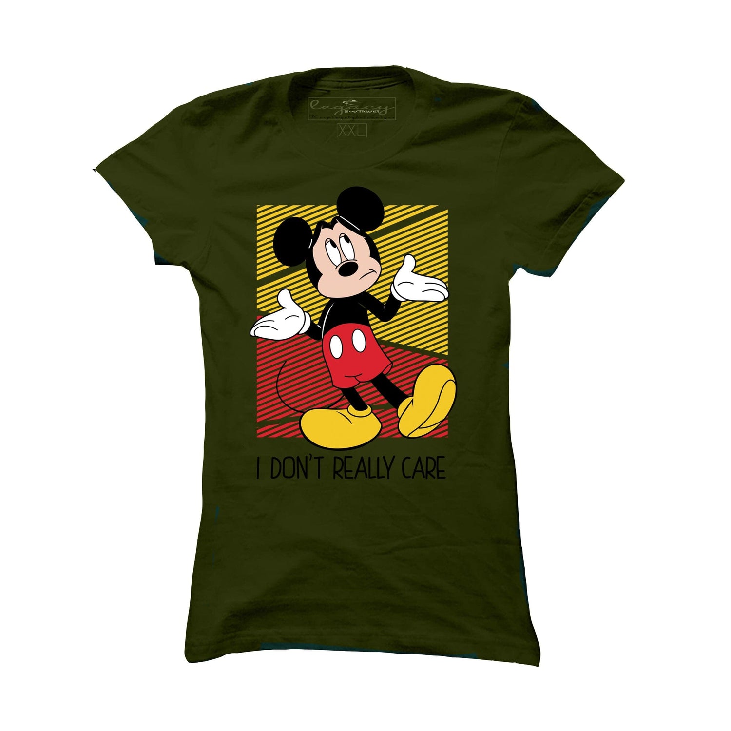 Ladies Short Sleeve cotton T-Shirt Olive Legacy Boutiques Legacy Boutiques
