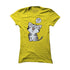 Ladies Short Sleeve cotton T-Shirt Yellow Legacy Boutiques Legacy Boutiques
