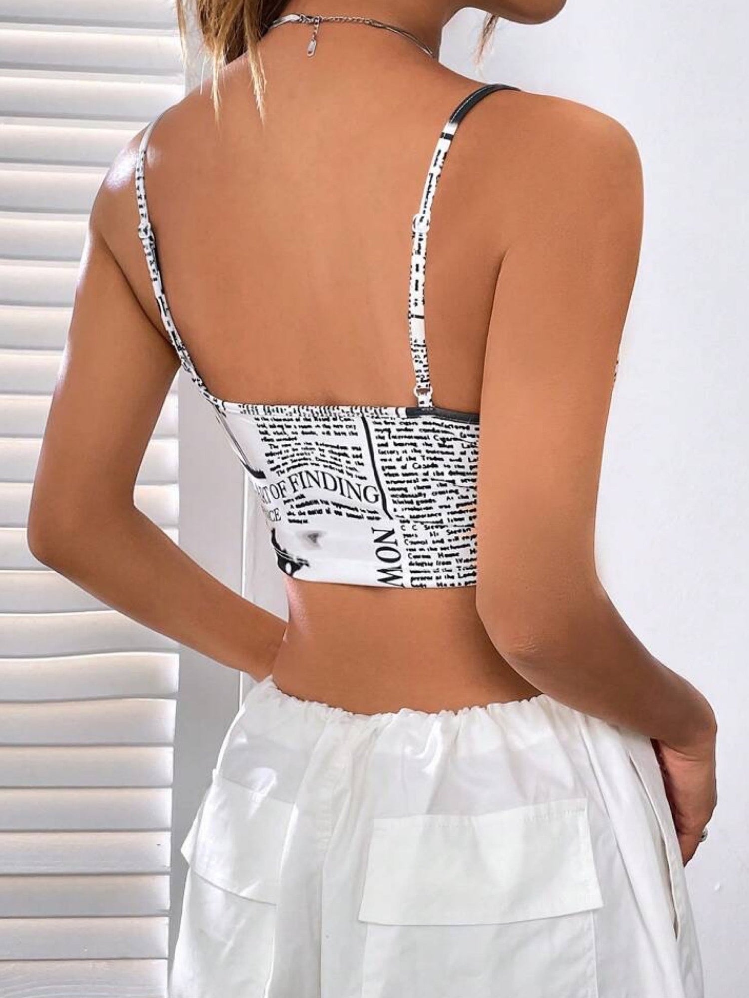 Ladies Tanktop LA Newspaper Printed Legacy Boutiques Legacy Boutiques