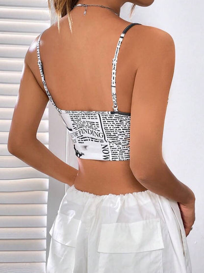 Ladies Tanktop LA Newspaper Printed Legacy Boutiques Legacy Boutiques