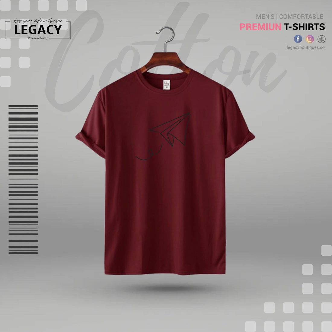 Legacy Boutiques Rubber Printed Mens Designer Edition T Shirt | Bangladesh Legacy Boutiques Legacy Boutiques