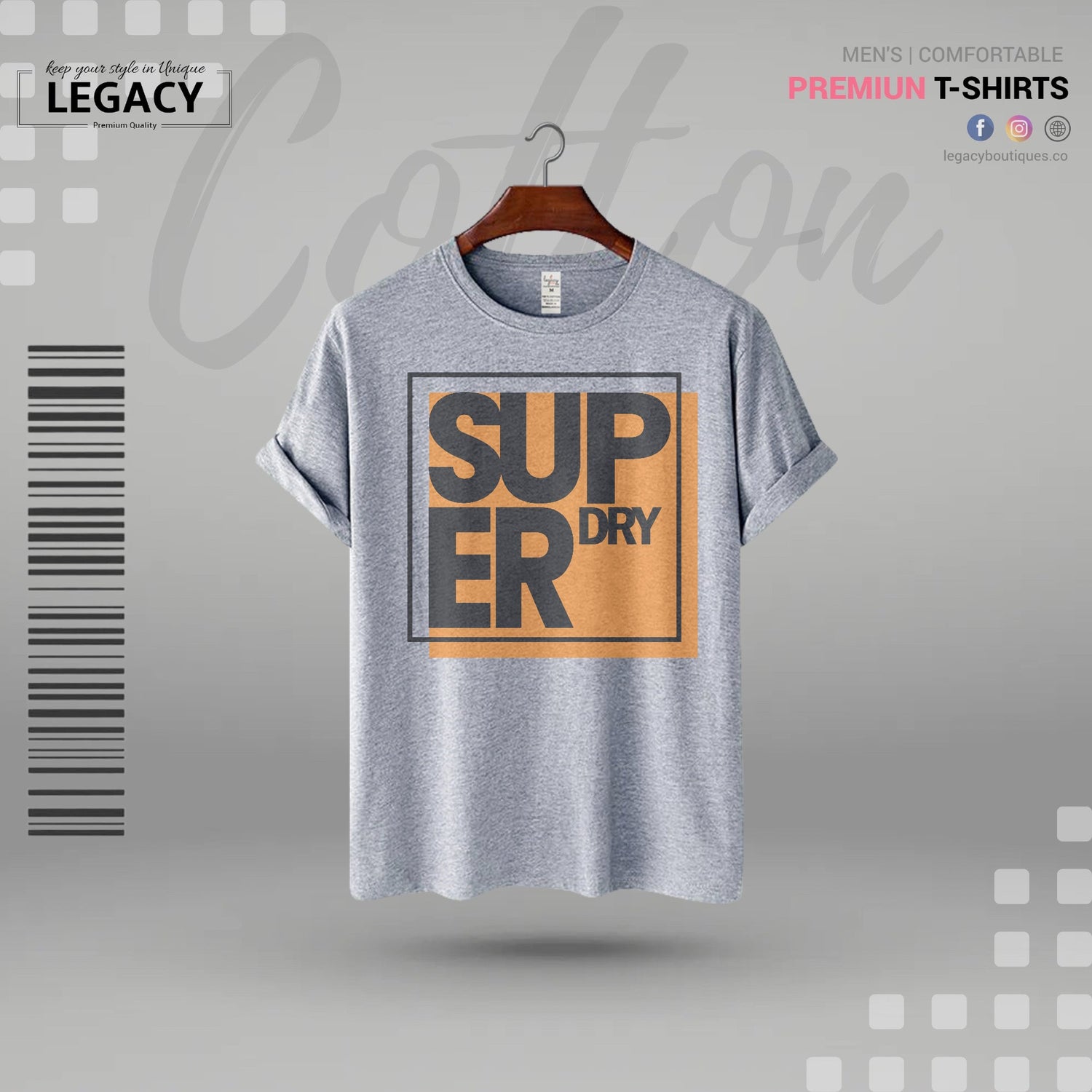 Legacy Men Premium Super Designer Edition T Shirt Legacy Boutiques Legacy Boutiques