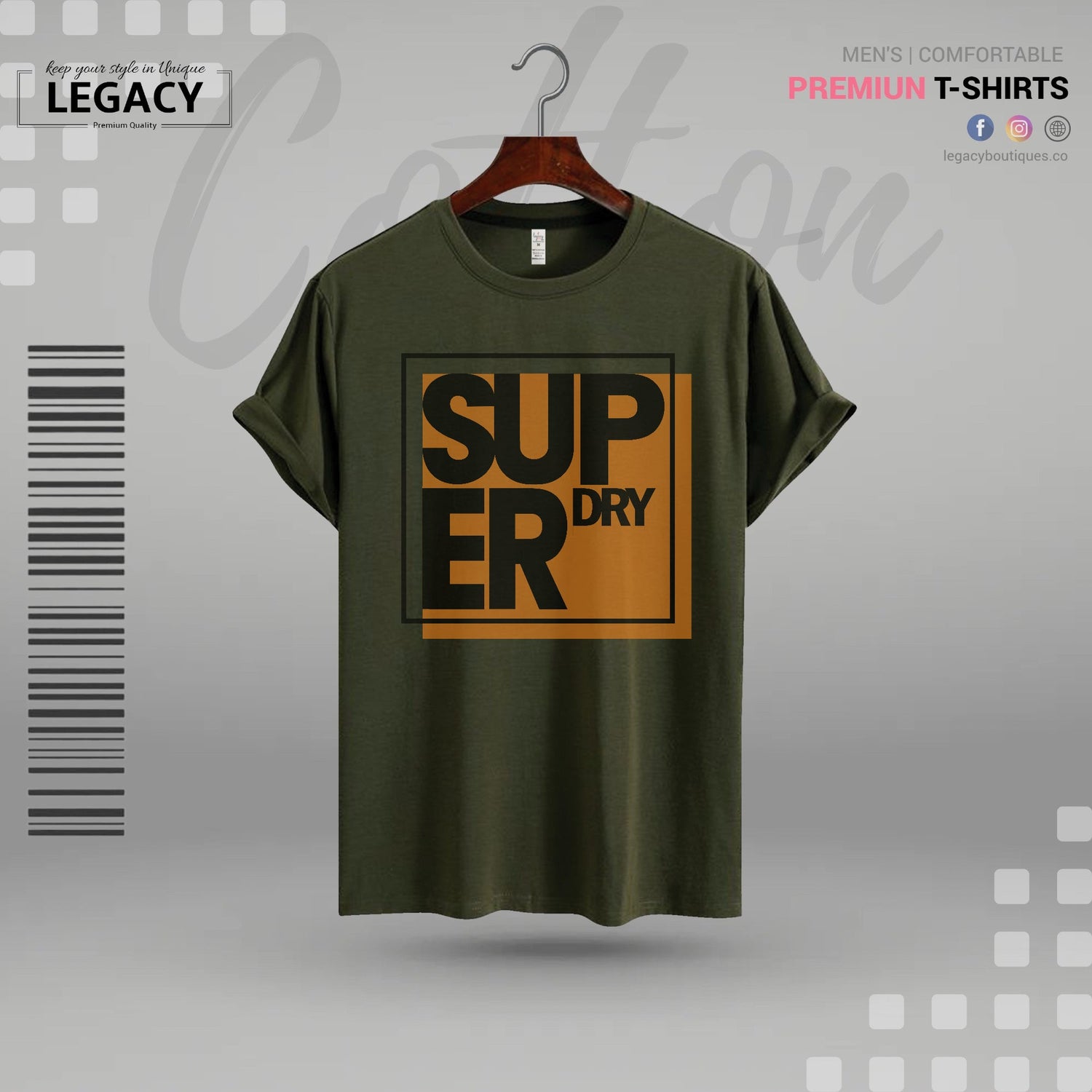 Legacy Men Premium Super Designer Edition T Shirt Legacy Boutiques Legacy Boutiques