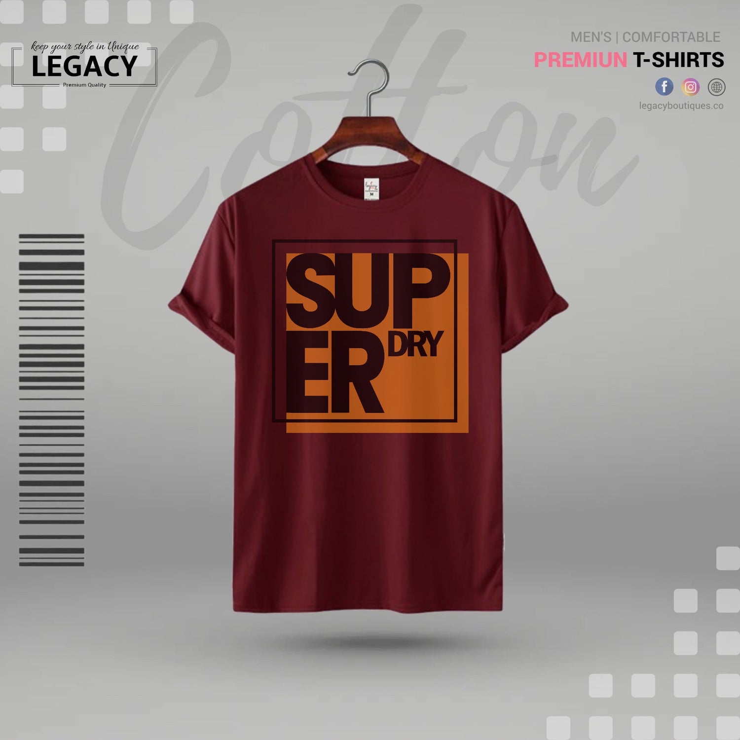 Legacy Men Premium Super Designer Edition T Shirt Legacy Boutiques Legacy Boutiques