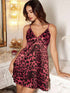 Leopard Printed V Shaped Camisole Nighty Legacy Boutiques Legacy Boutiques