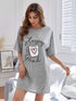 Long tshirt for womens Sleepy Head Printed Legacy Boutiques Legacy Boutiques