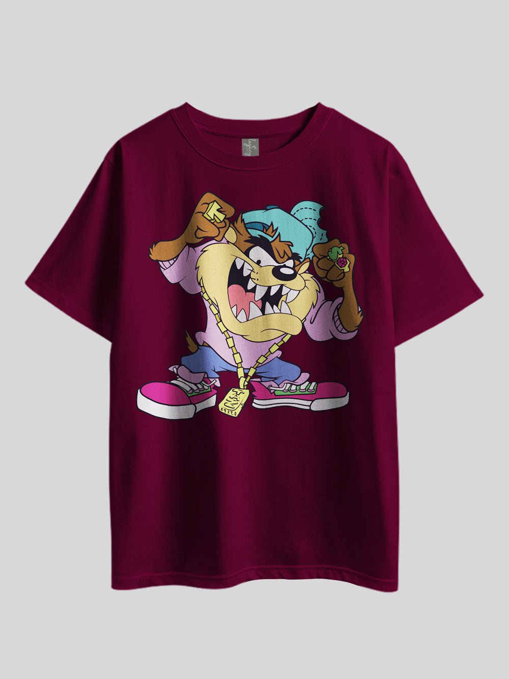 "LOONEY TUNES: TASMANIAN DEVIL (Taz Gangstar)" Printed Drop Shoulder T-shirt Legacy Boutiques Dhaka Legacy Boutiques Legacy Boutiques