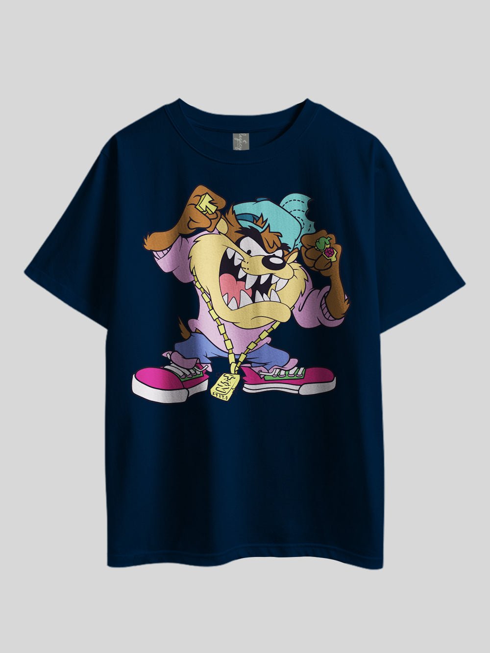 "LOONEY TUNES: TASMANIAN DEVIL (Taz Gangstar)" Printed Drop Shoulder T-shirt Legacy Boutiques Dhaka Legacy Boutiques Legacy Boutiques