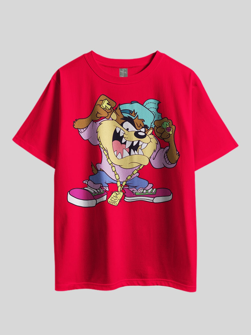 "LOONEY TUNES: TASMANIAN DEVIL (Taz Gangstar)" Printed Drop Shoulder T-shirt Legacy Boutiques Dhaka Legacy Boutiques Legacy Boutiques