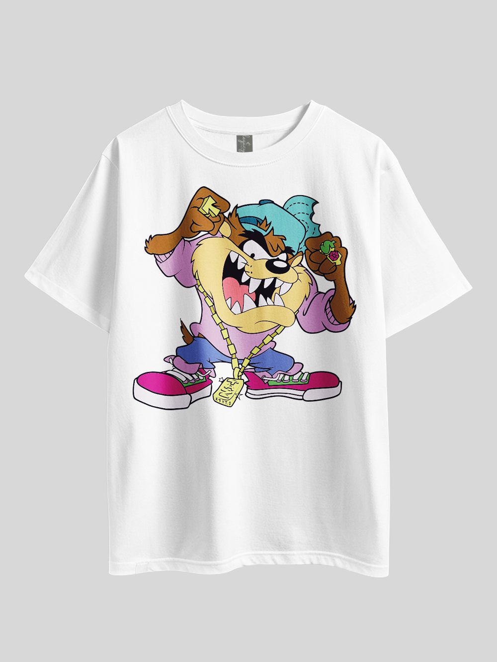 "LOONEY TUNES: TASMANIAN DEVIL (Taz Gangstar)" Printed Drop Shoulder T-shirt Legacy Boutiques Dhaka Legacy Boutiques Legacy Boutiques