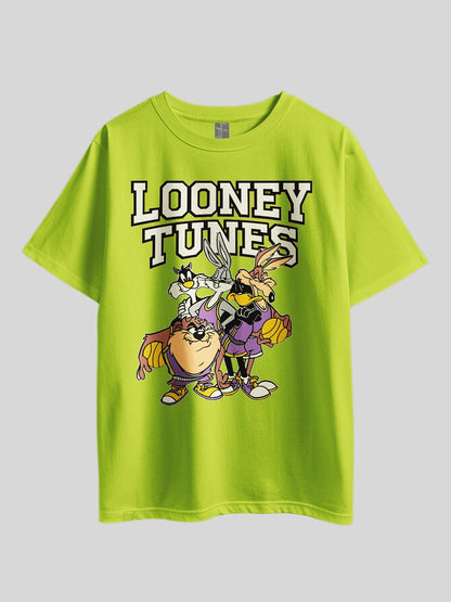 "LOONEY TUNES: THE SQUAD" Graphic Printed Drop Shoulder T-shirt Legacy Boutiques Bangladesh Legacy Boutiques Legacy Boutiques