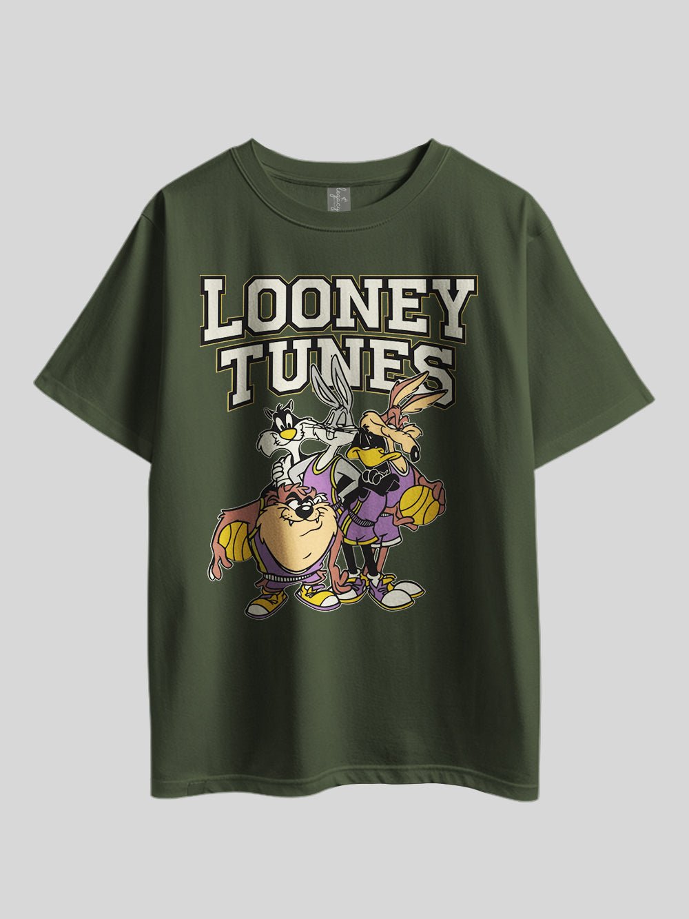 "LOONEY TUNES: THE SQUAD" Graphic Printed Drop Shoulder T-shirt Legacy Boutiques Bangladesh Legacy Boutiques Legacy Boutiques