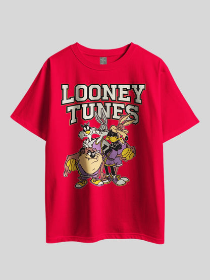 "LOONEY TUNES: THE SQUAD" Graphic Printed Drop Shoulder T-shirt Legacy Boutiques Bangladesh Legacy Boutiques Legacy Boutiques