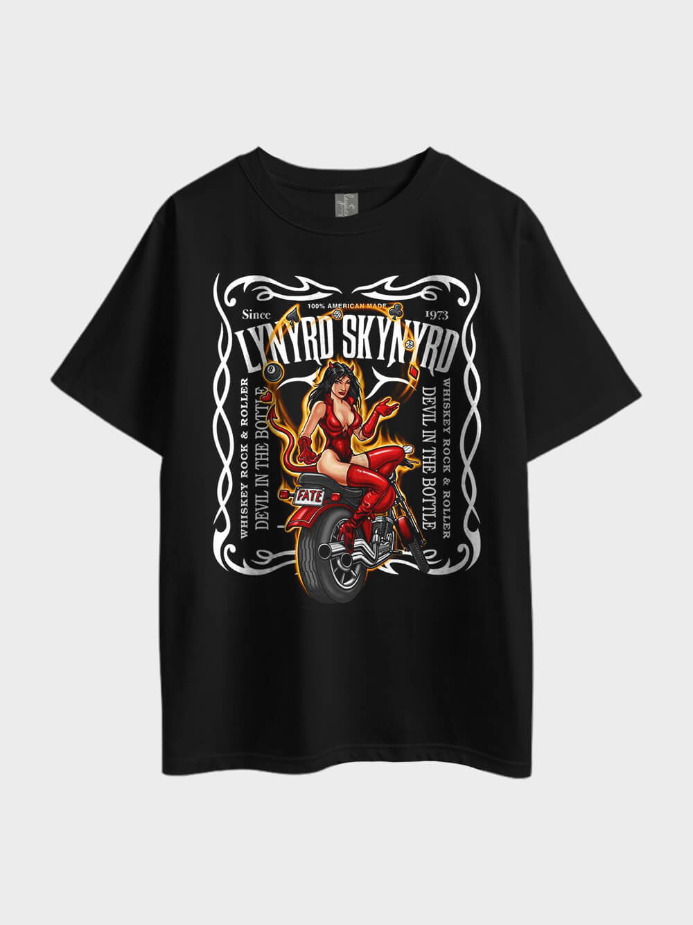 Lynyrd Skynyrd Devil in the Bottle Printed Oversize Mens Cheapest Tee At Legacy Boutiques BD Legacy Boutiques Legacy Boutiques