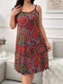 mandala print camisole slip nighty dress Legacy Boutiques Legacy Boutiques