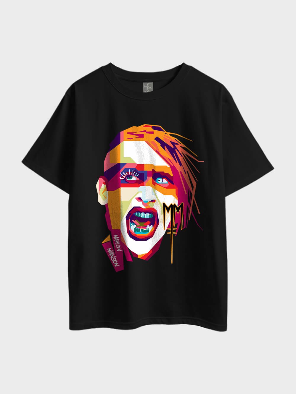 Marilyn Manson Metal Oversized Mens Premium Quality In Lowest Price Shark Tee Only In BD Legacy Boutiques Legacy Boutiques