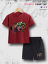 Marvel Avengers Kids Casual 6 Month To 6 Year Summer Time Babies T-shirt Set Legacy Boutiques Legacy Boutiques