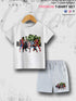 Marvel Avengers Kids Casual 6 Month To 6 Year Summer Time Babies T-shirt Set Legacy Boutiques Legacy Boutiques