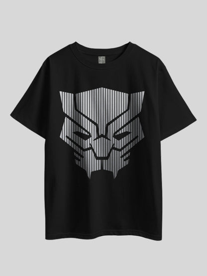 "MARVEL BLACK PANTHER LOGO" Printed Drop Shoulder T-shirt Legacy Boutiques Dhaka Legacy Boutiques Legacy Boutiques