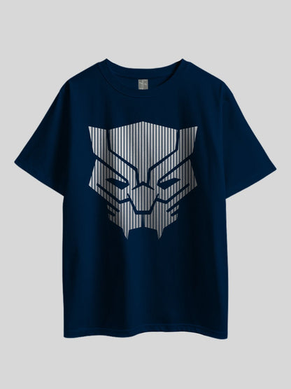 "MARVEL BLACK PANTHER LOGO" Printed Drop Shoulder T-shirt Legacy Boutiques Dhaka Legacy Boutiques Legacy Boutiques