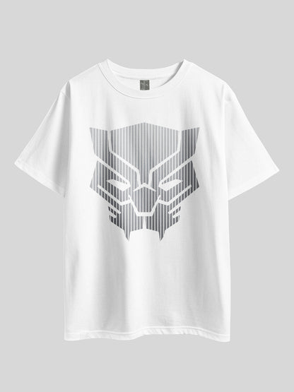 "MARVEL BLACK PANTHER LOGO" Printed Drop Shoulder T-shirt Legacy Boutiques Dhaka Legacy Boutiques Legacy Boutiques