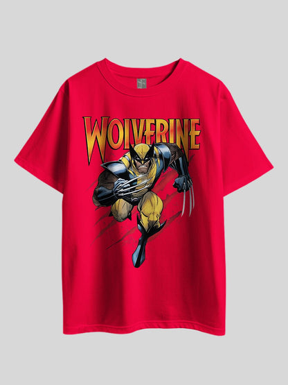 "MARVEL WOLVERINE" Graphic Printed Drop Shoulder T-shirt Legacy Boutiques Bangladesh Legacy Boutiques Legacy Boutiques