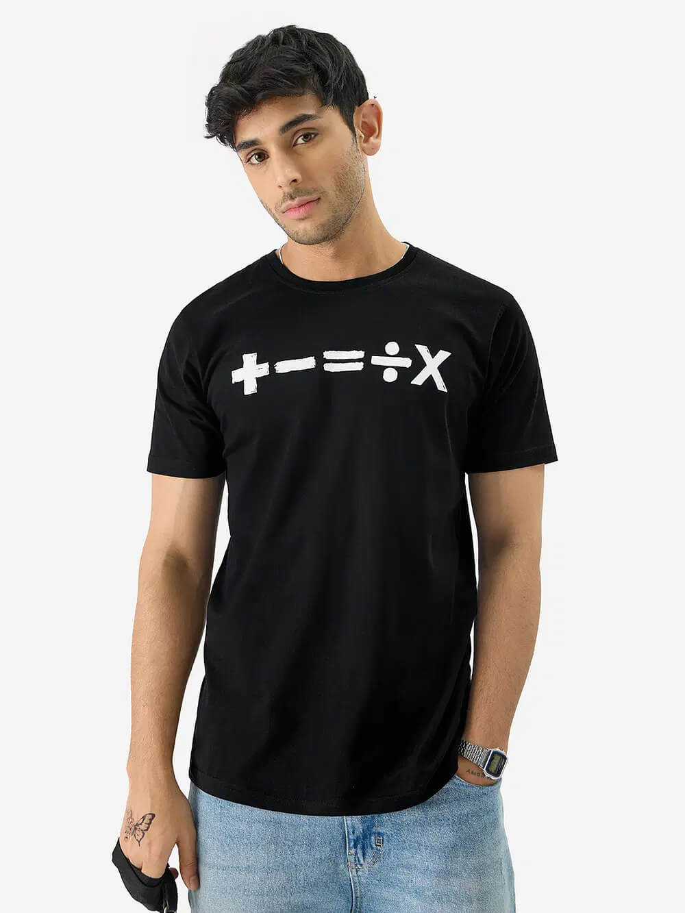 Mathematics Symbols Printed Men&