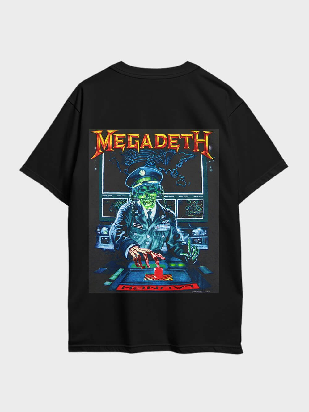 Megadeth Rust In Peace Tour Print Metal Oversized Mens T-shirt Legacy Boutiques BD Legacy Boutiques Legacy Boutiques