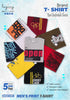 Men’s Printed T-Shirt 5 Piece Combo Tees Perfect for Everyday Comfort – Stock Clearout Legacy Boutiques Legacy Boutiques