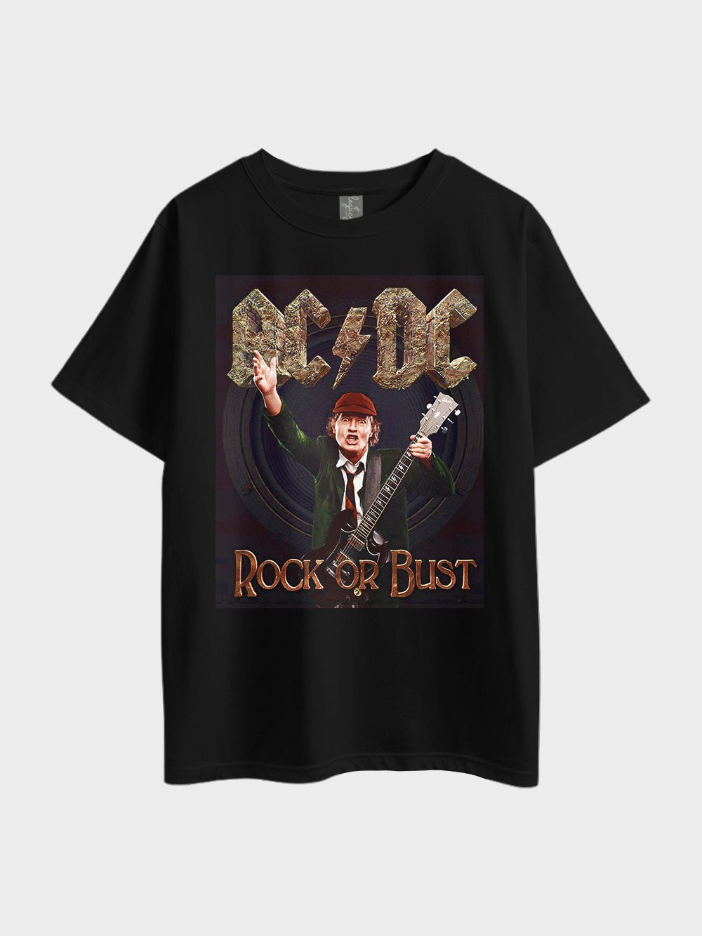 Metal Rock or Bust Printed Oversized Mens T-shirt Legacy Boutiques Dhaka Legacy Boutiques Legacy Boutiques