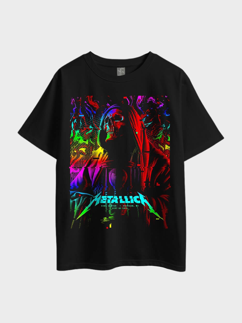 Metallica Hard Rock Trash Skull Heavy Metal Printed Oversized Mens Cheapest Tee At Legacy Boutiques Dhaka Legacy Boutiques Legacy Boutiques