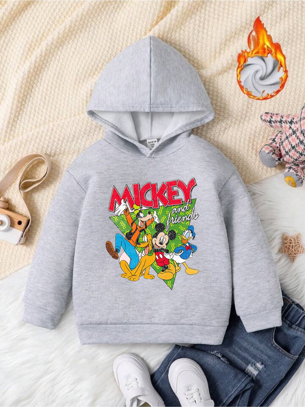 Mickey And Friends Cartoon Printed Kids Boys Girls Cotton Hoodie in Bangladdesh Legacy Boutiques Legacy Boutiques