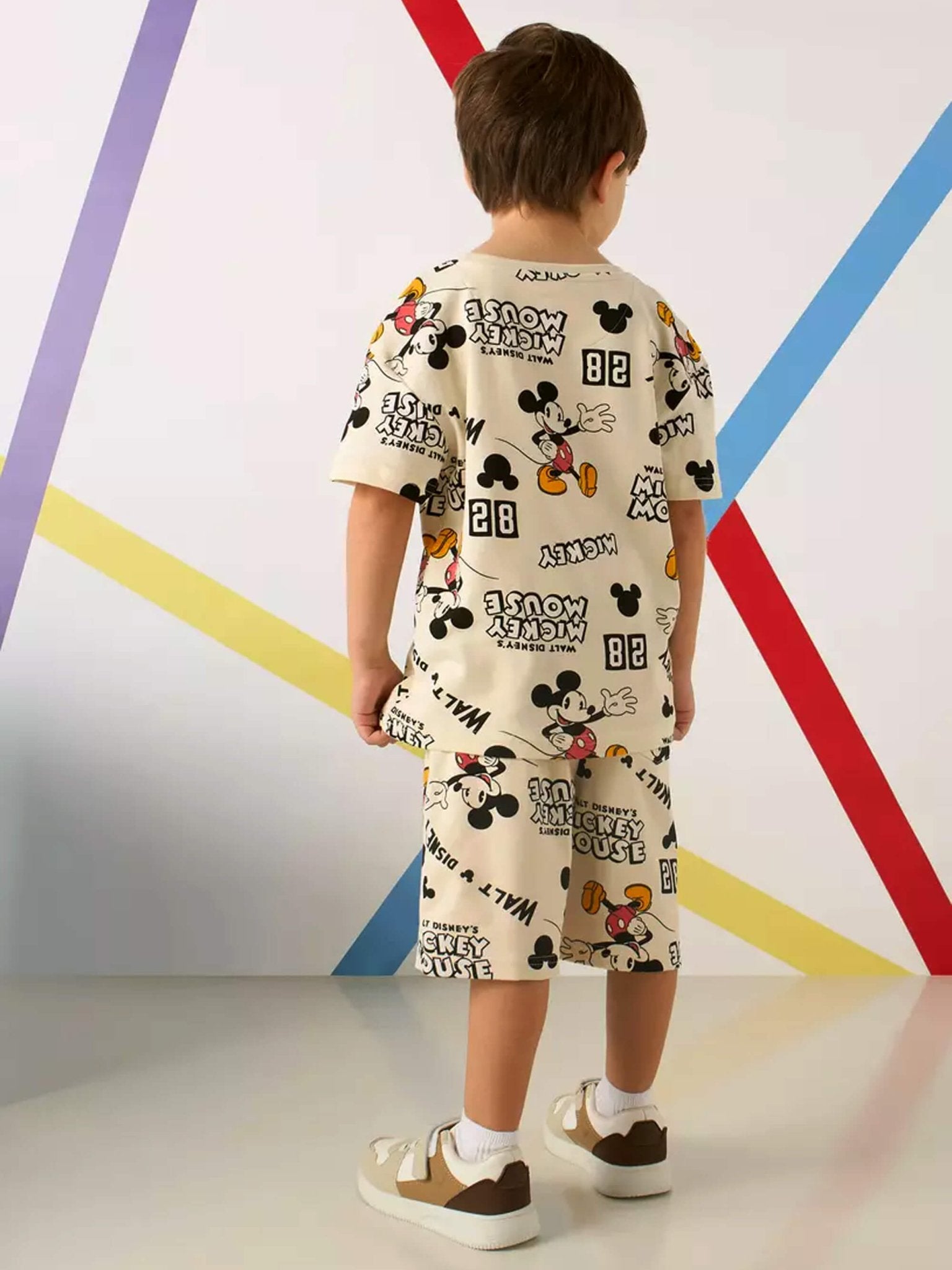 Mickey Mouse Printed Baby &amp; Kids Super Comfy T-shirt Set Legacy Boutiques Legacy Boutiques