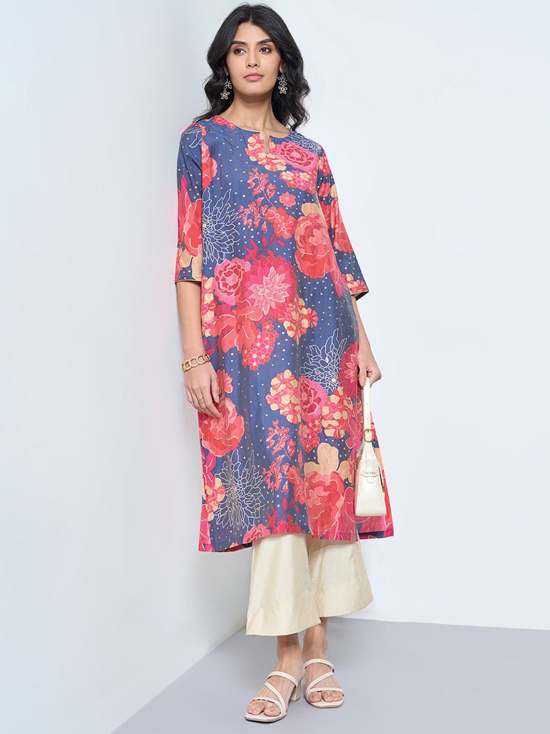 Midnight Bloom Kurta Legacy Boutiques Legacy Boutiques