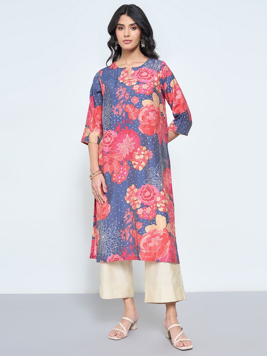 Midnight Bloom Kurta Legacy Boutiques Legacy Boutiques