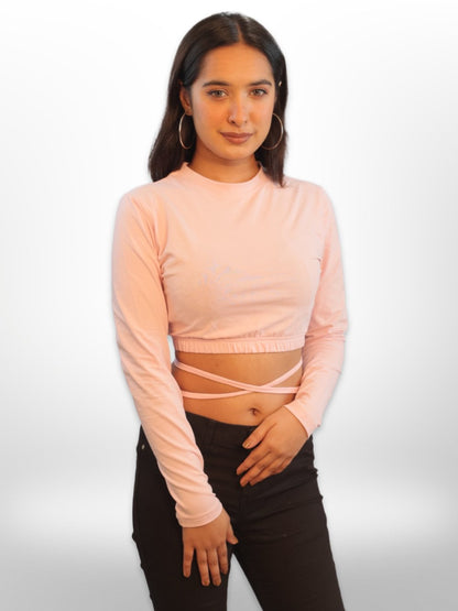 Midriff Flossing Tops Full Sleeve Legacy Boutiques Legacy Boutiques